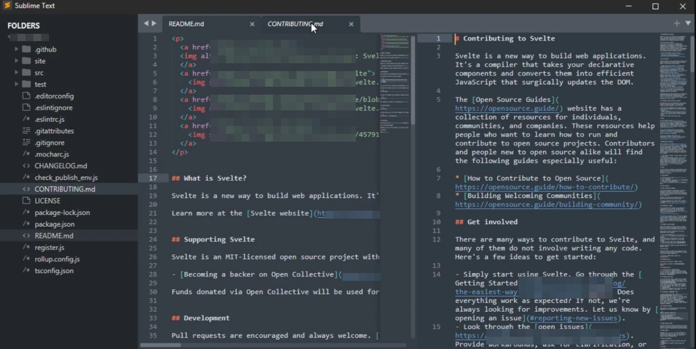 Sublime Text онлайн редактор кода js